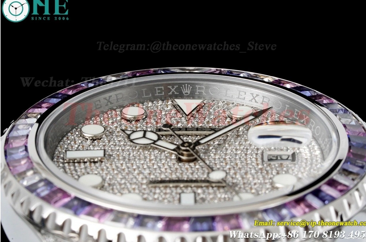 VR3235 42mm Full RU Dial Diamonds JVSF SS 904L Yacht-Master 0130